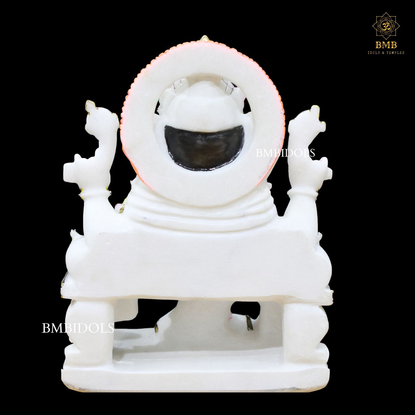 Marble Ganesh Murti made in Makrana Marble in 12inches