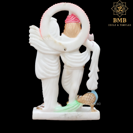 12inch Radha Krishna Marble Murti for Homes and Temple in 12inches