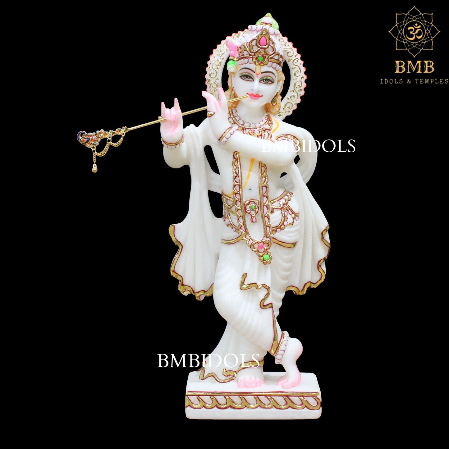 Marble Krishna Statue