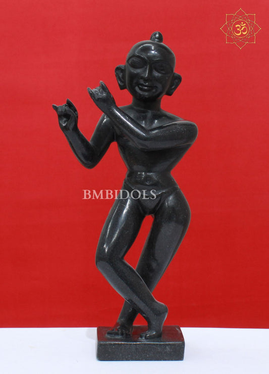 Black Stone Radha Raman Ji Krishna Murti in 12inches