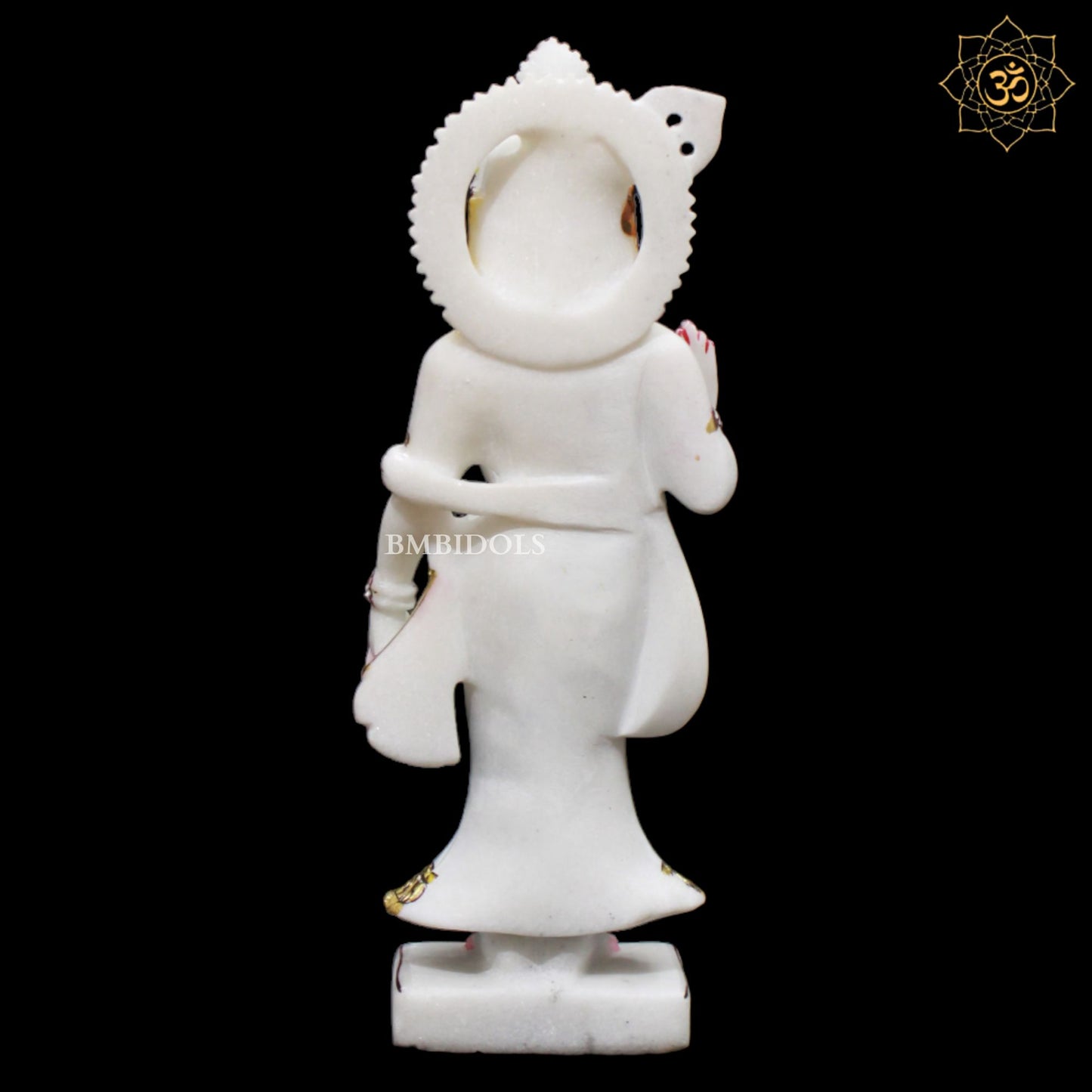 White Marble Radha Krishna Murti in Small Size for Homes