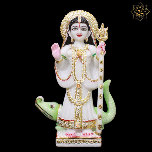 Marble Khodiyar Maa Murti for Homes and Temples in 1feet