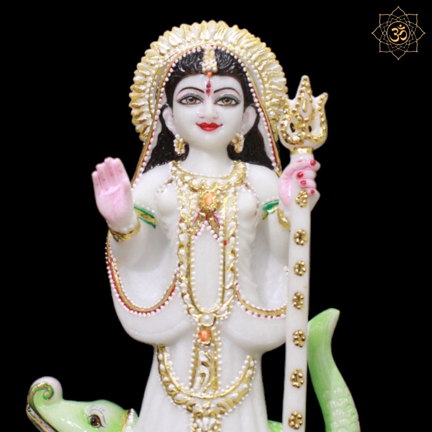 Marble Khodiyar Maa Murti for Homes and Temples in 1feet