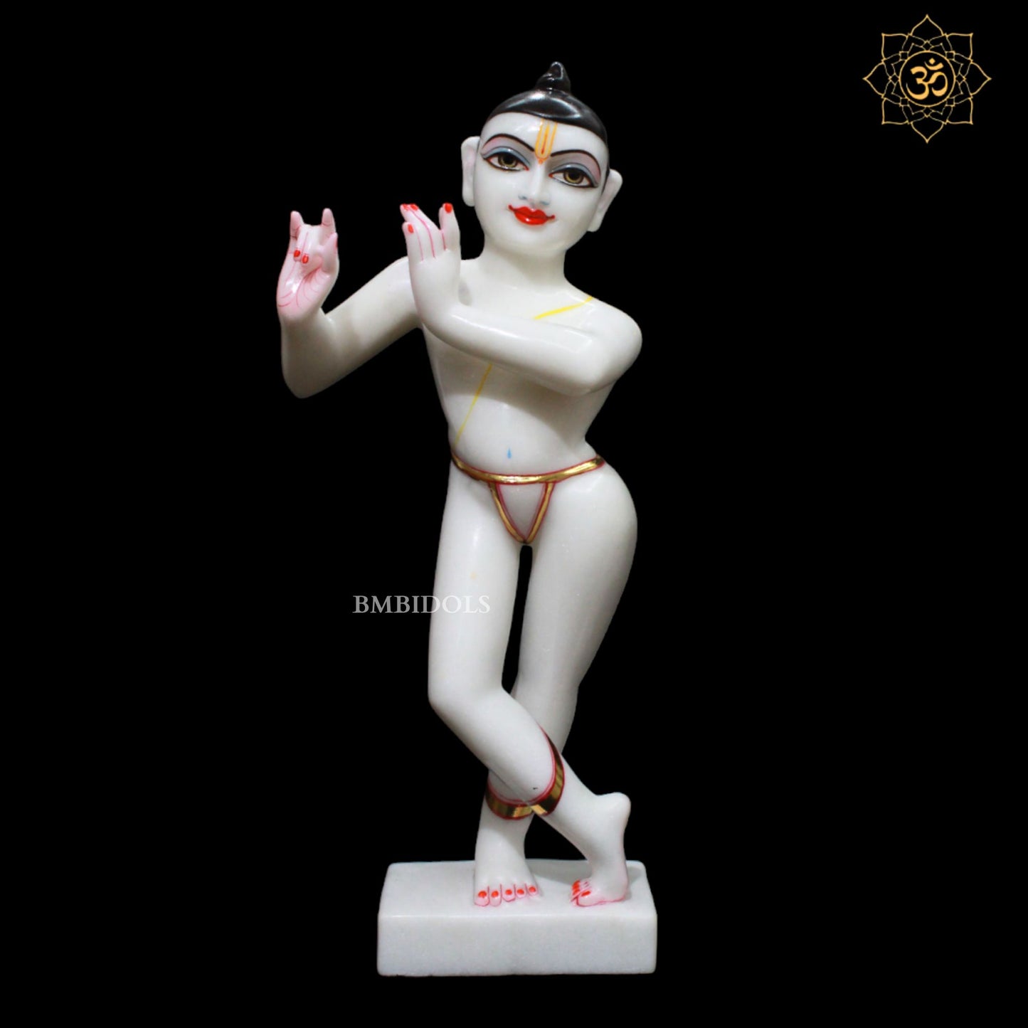 Iskcon Radha Krishna Marble Murti for Homes and Temples in Ashirwad