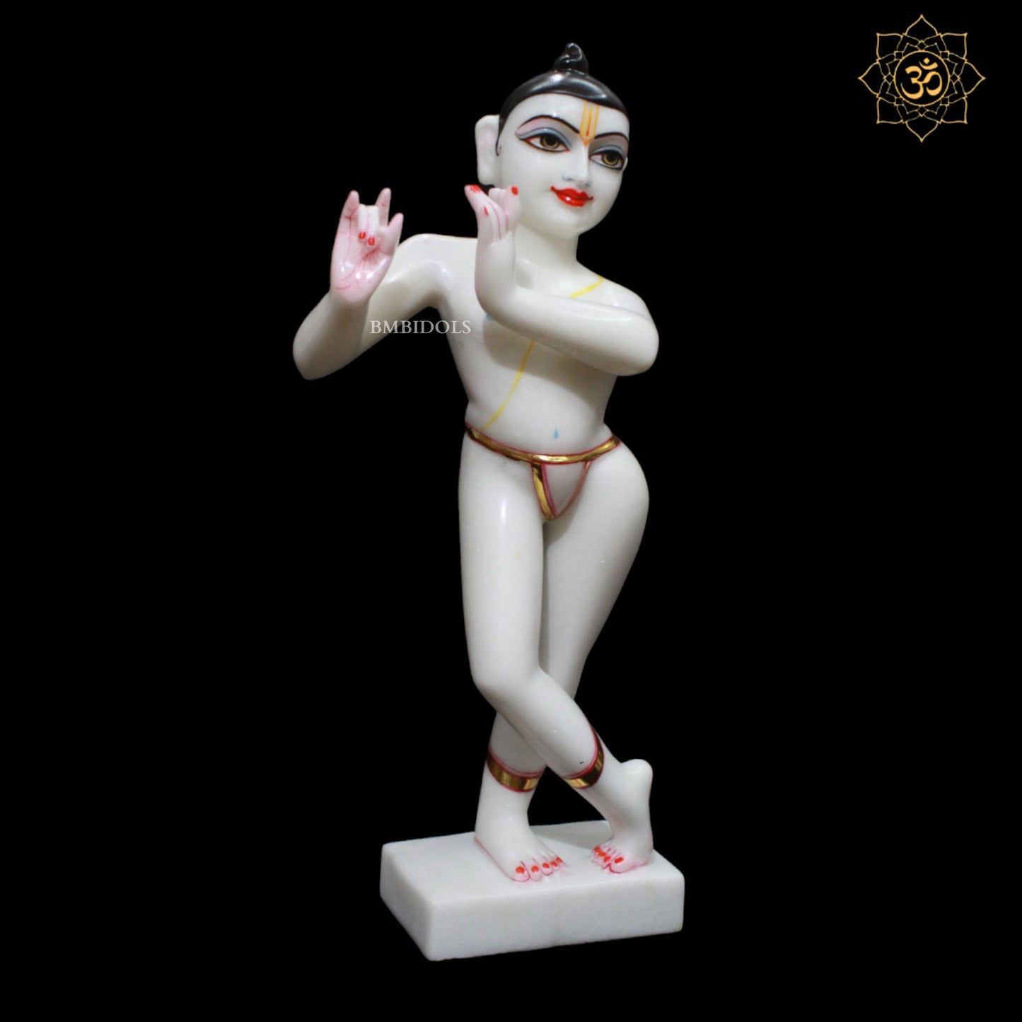 Iskcon Radha Krishna Marble Murti for Homes and Temples in Ashirwad