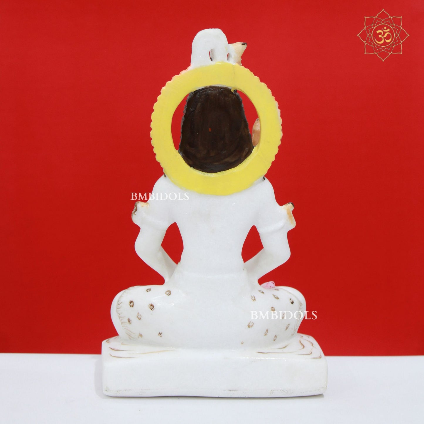 Marble Mahadev (Shiva) Statue in Meditation Posture in 12inches