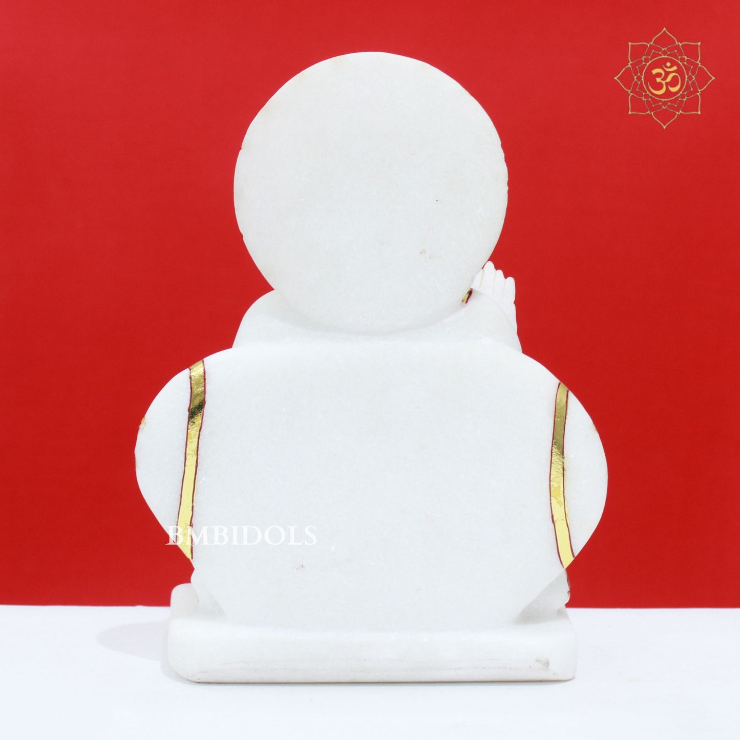 White Marble Guru Nanak Dev Murti made in 12inches