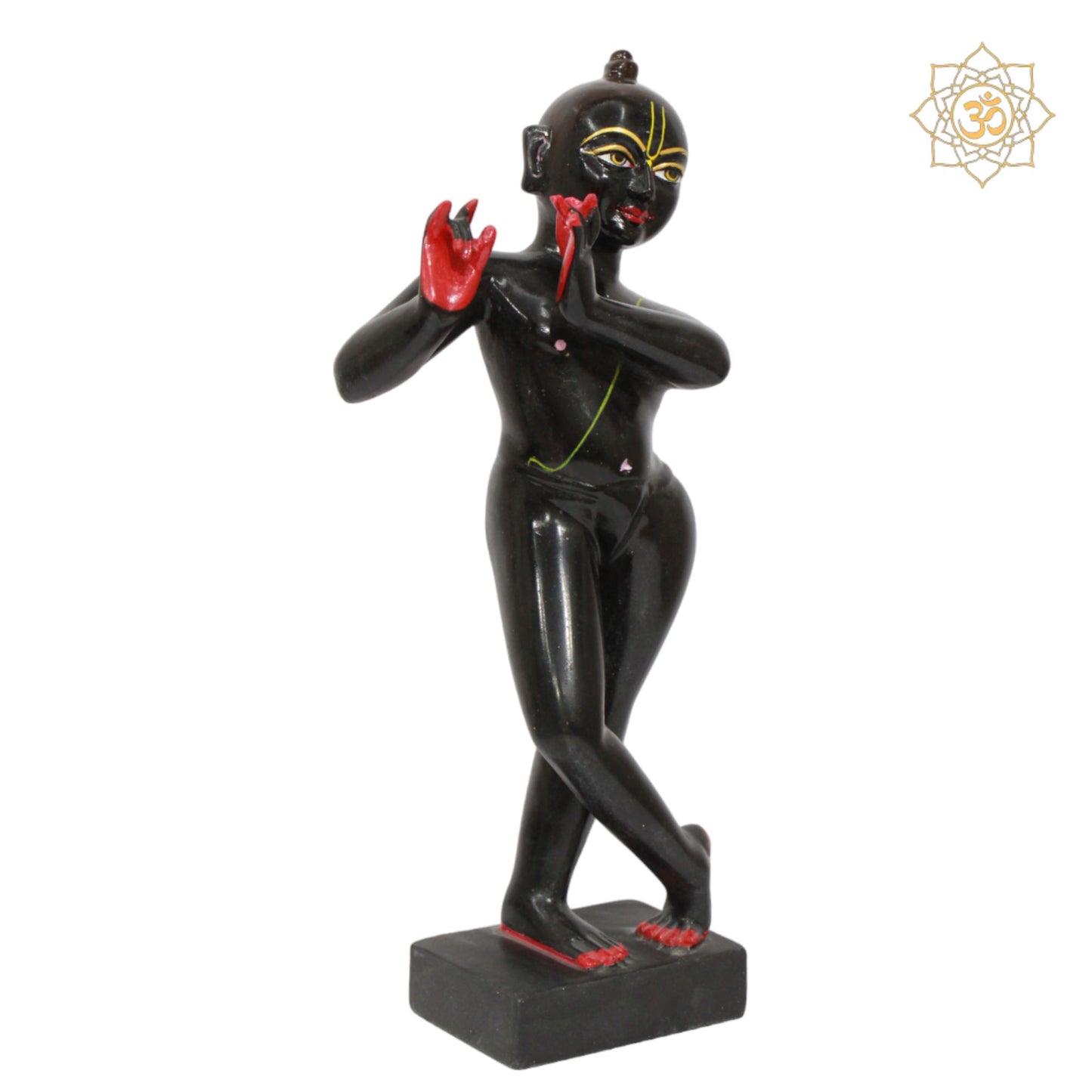 Black Iskcon Krishna Murti for Homes and Temples in 15inches
