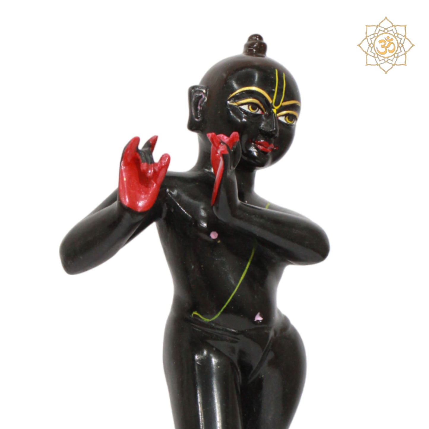 Black Iskcon Krishna Murti for Homes and Temples in 15inches