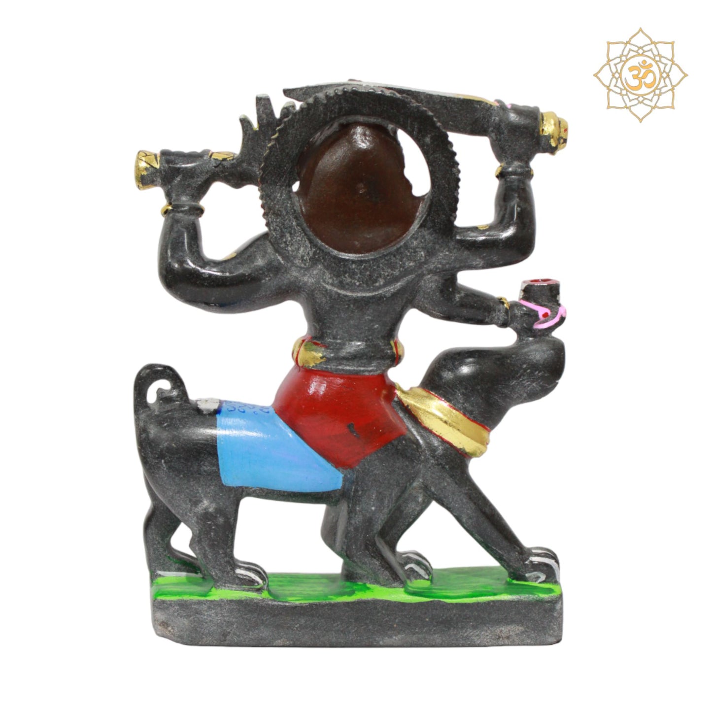 Black Kal Bhairav Murti in 12inches for Homes and Temples