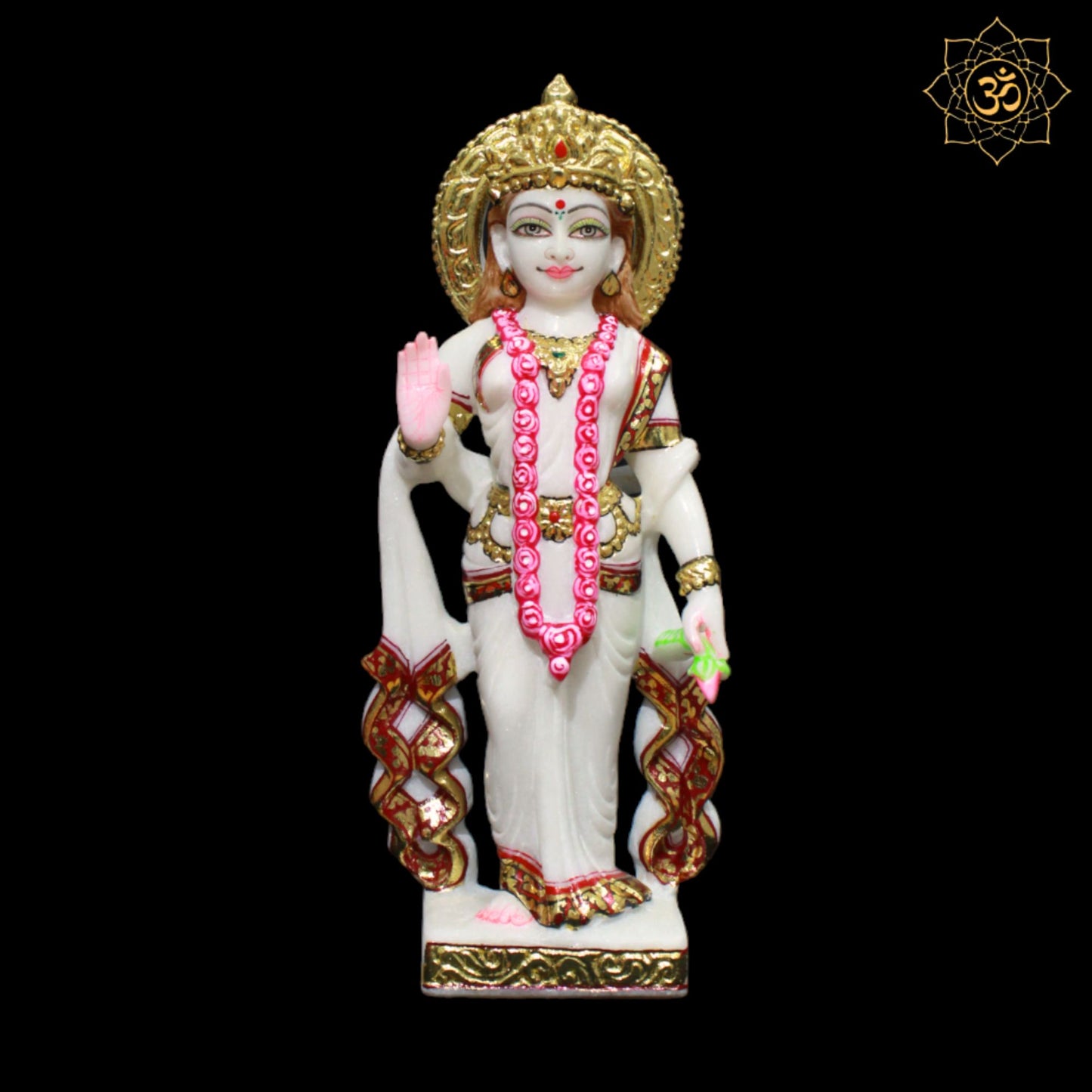 Majestic Marble Radha Krishna Murti made in Makrana Marble in 1feet