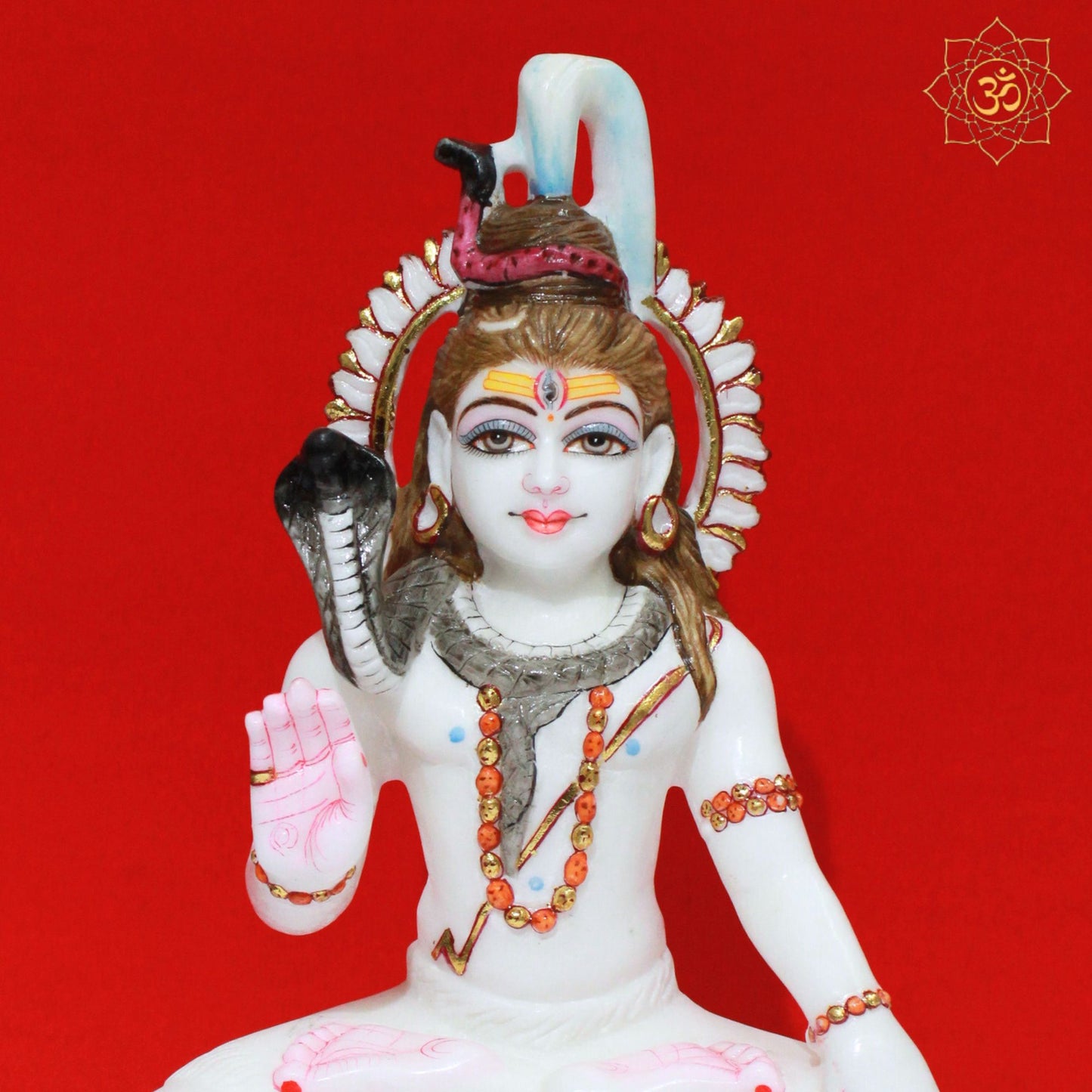 Ashirwad Marble Shiva Murti for Homes and Temples in 1feet