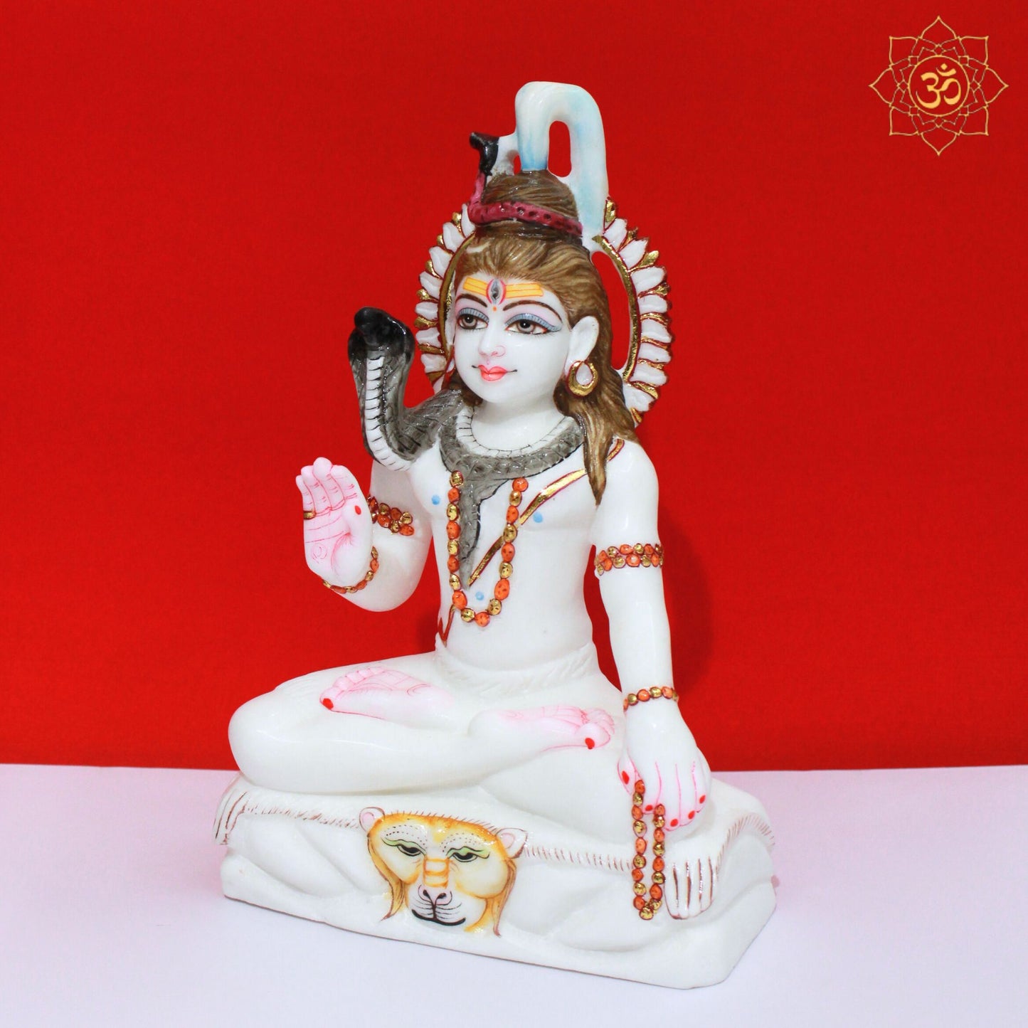 Ashirwad Marble Shiva Murti for Homes and Temples in 1feet