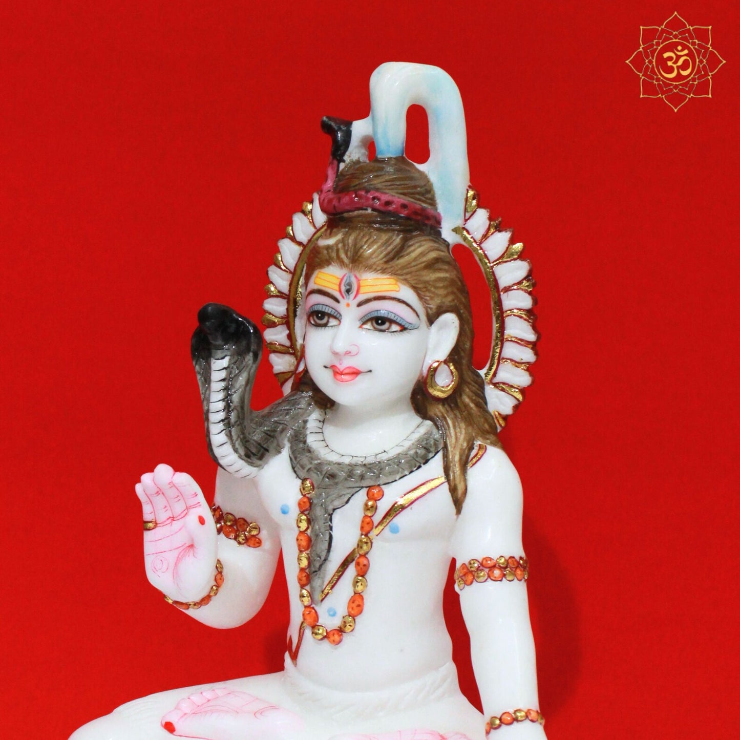 Ashirwad Marble Shiva Murti for Homes and Temples in 1feet