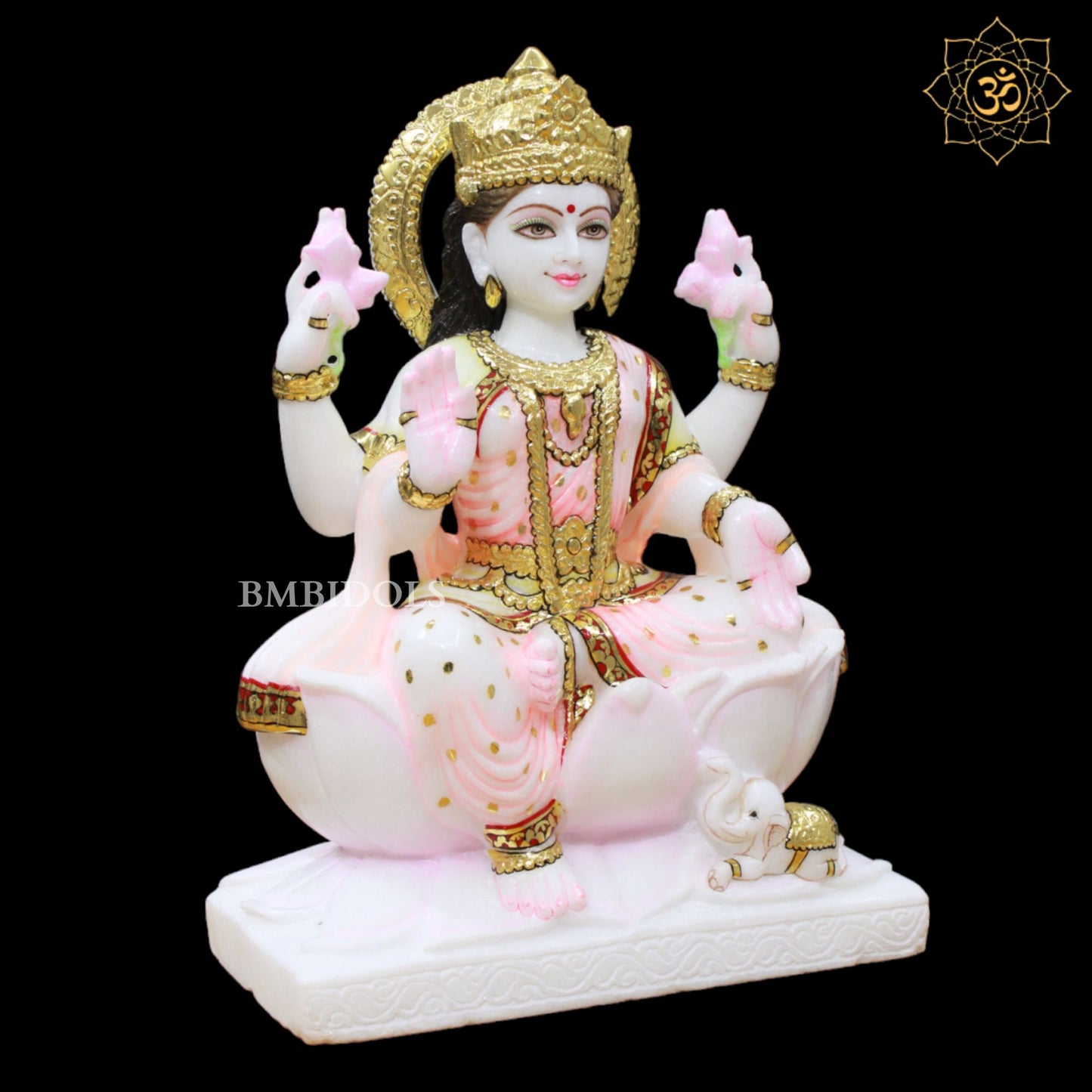 Best Carved Lakshmi Maa Marble Murti for Homes and Temples in Makrana Marble