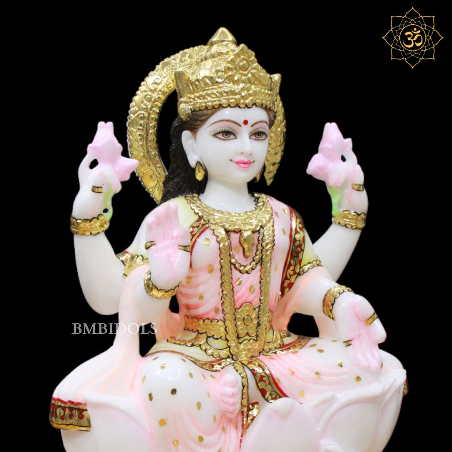 Best Carved Lakshmi Maa Marble Murti for Homes and Temples in Makrana Marble