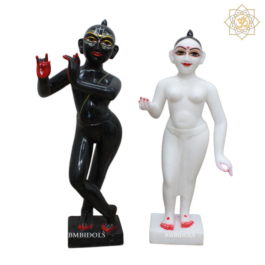 Iskcon Radha Krishna Marble Murti designed for Home and Temple