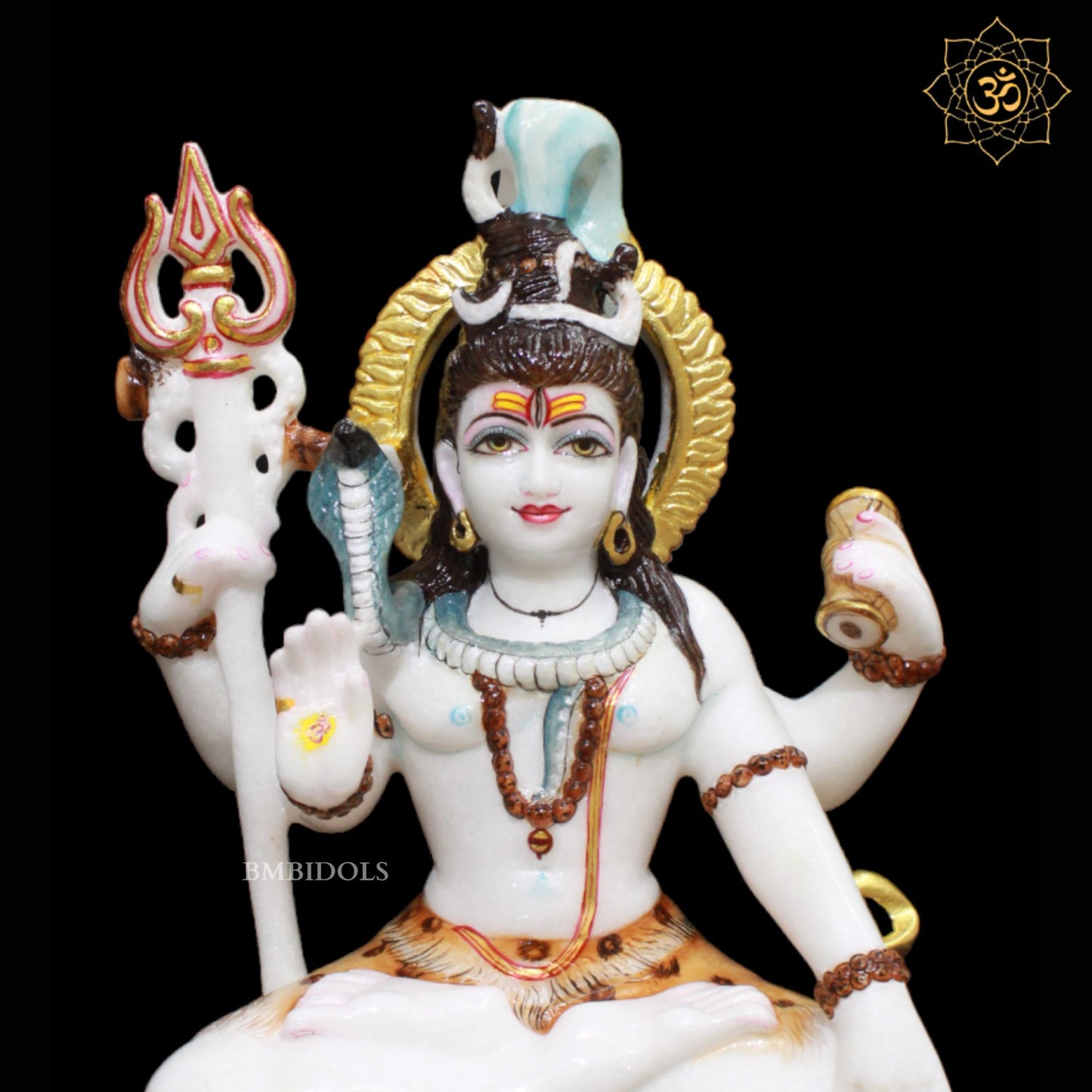 Marble Shiva Murti made in 12inches in Four Hands