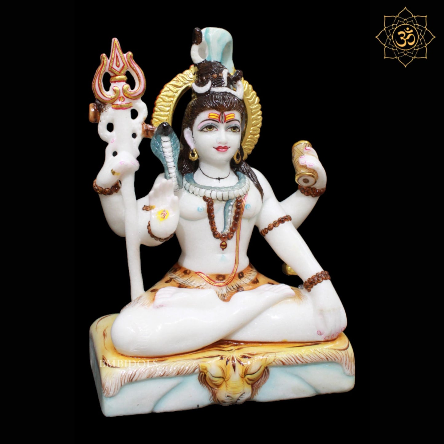 Marble Shiva Murti made in 12inches in Four Hands