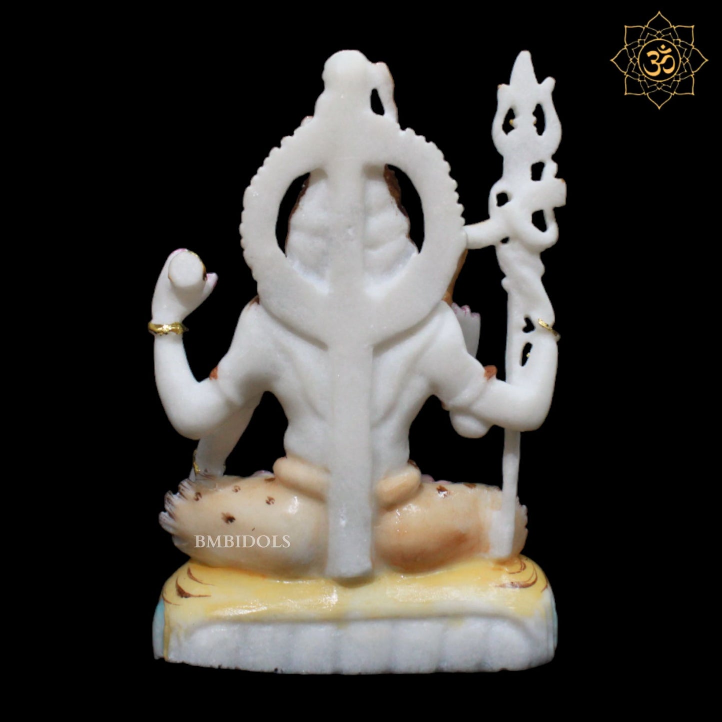 Small Marble Shiva Murti designed in 9inches for Home and Mandirs