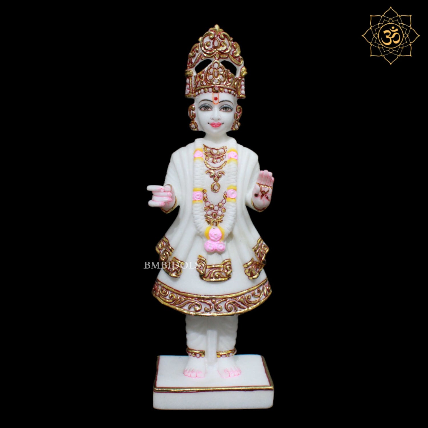 Marble Swami Narayan Statue