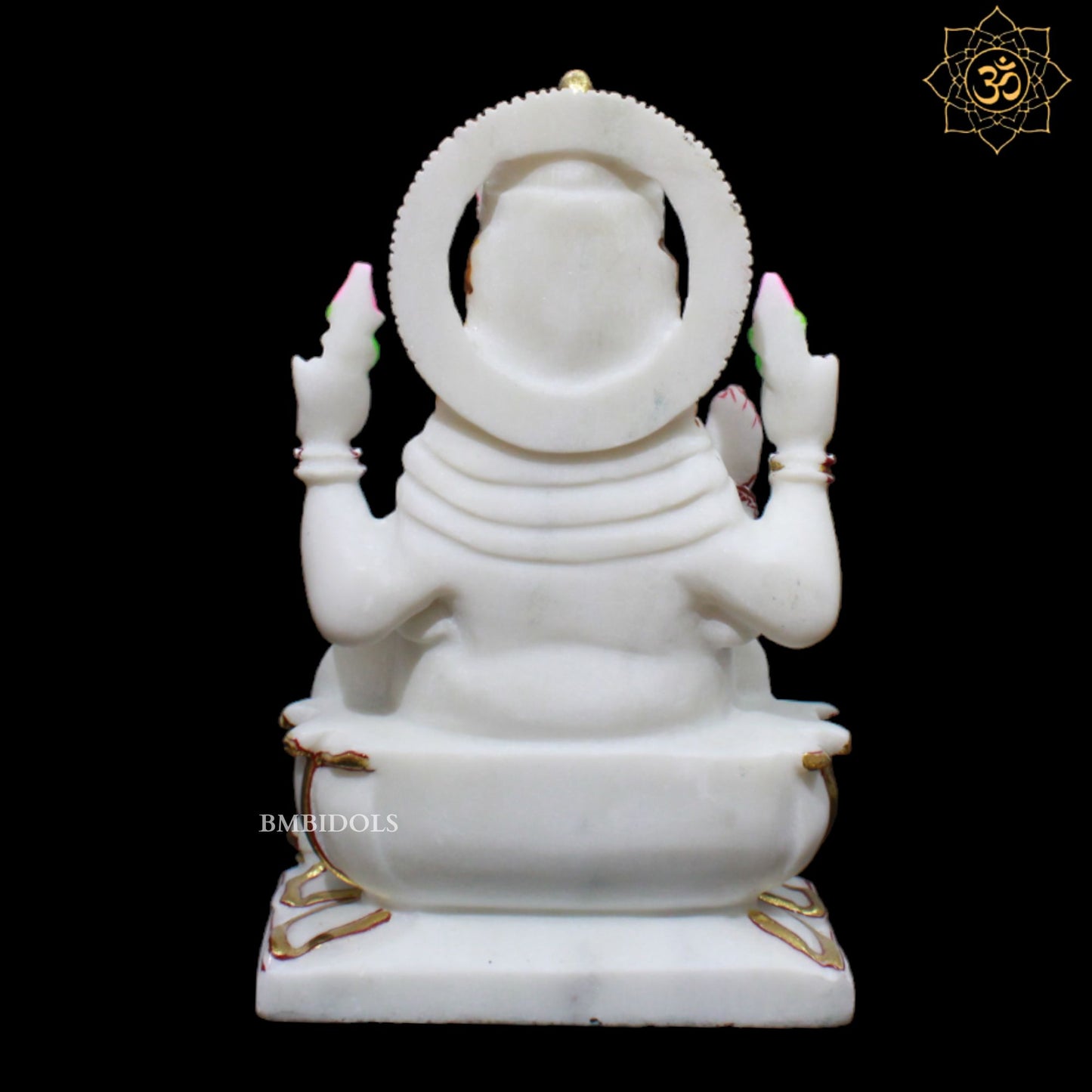 Ganesh Lakshmi Marble Murti in 1feet for Homes and Temples