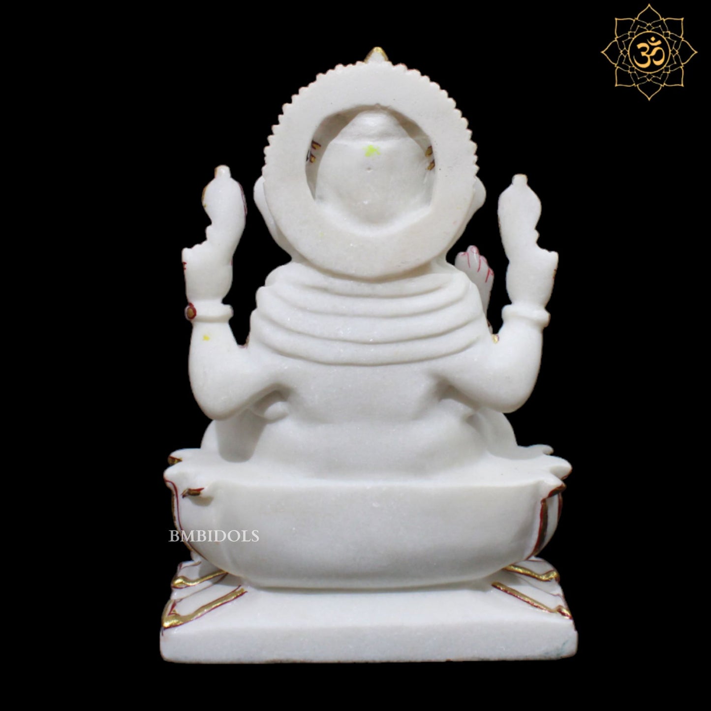 Ganesh Lakshmi Marble Murti in 1feet for Homes and Temples