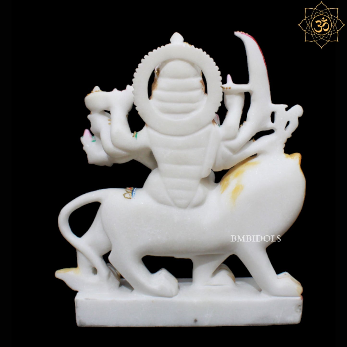 Durga Marble Murti for Homes and Temples in 1feet