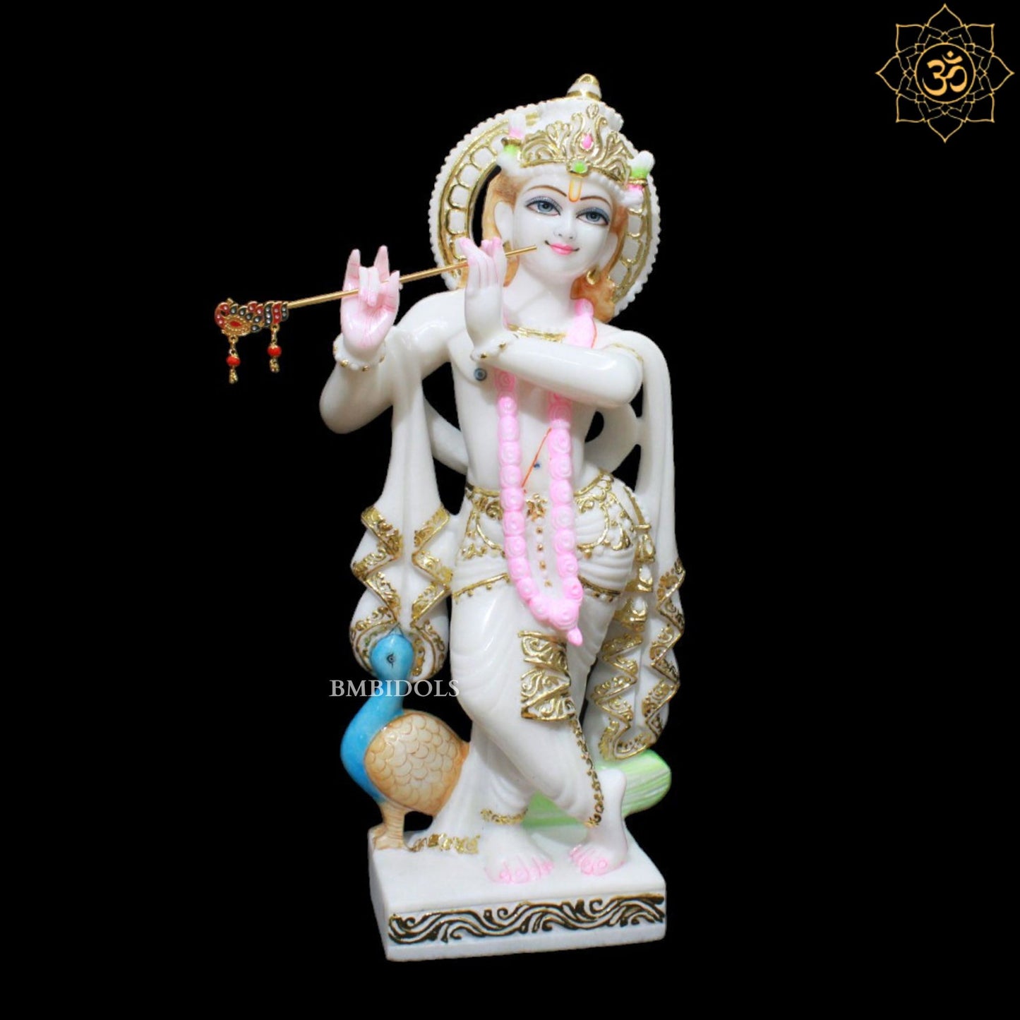 18inch Radha Krishna Marble Murti For Home and Mandirs