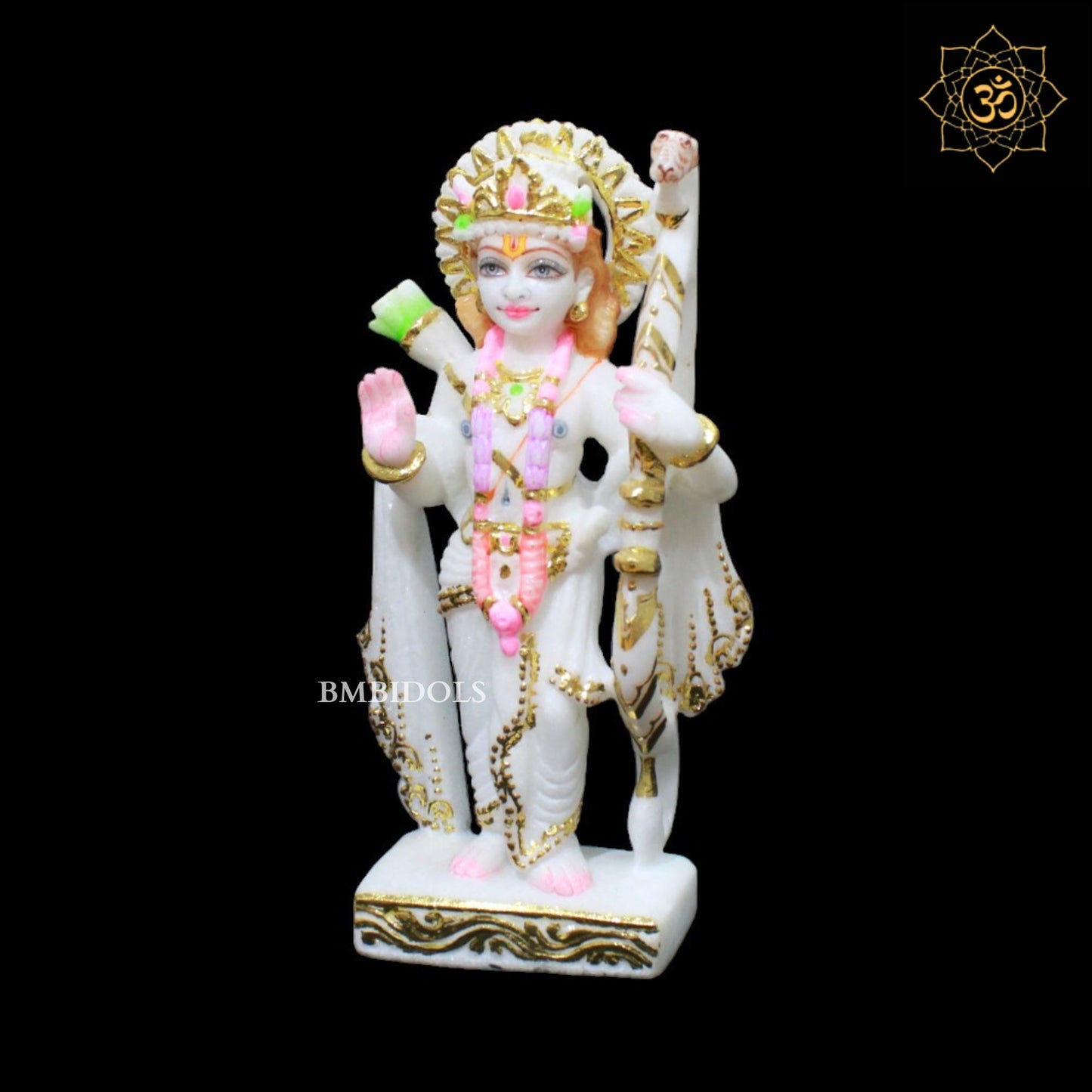 Ram Darbar Marble Murti in Small Size 9inches for Home Mandirs