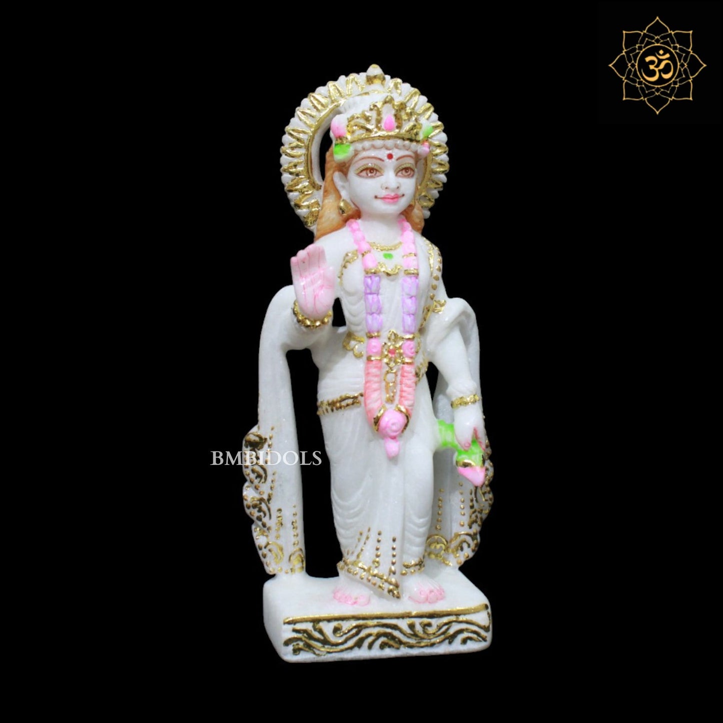 Ram Darbar Marble Murti in Small Size 9inches for Home Mandirs