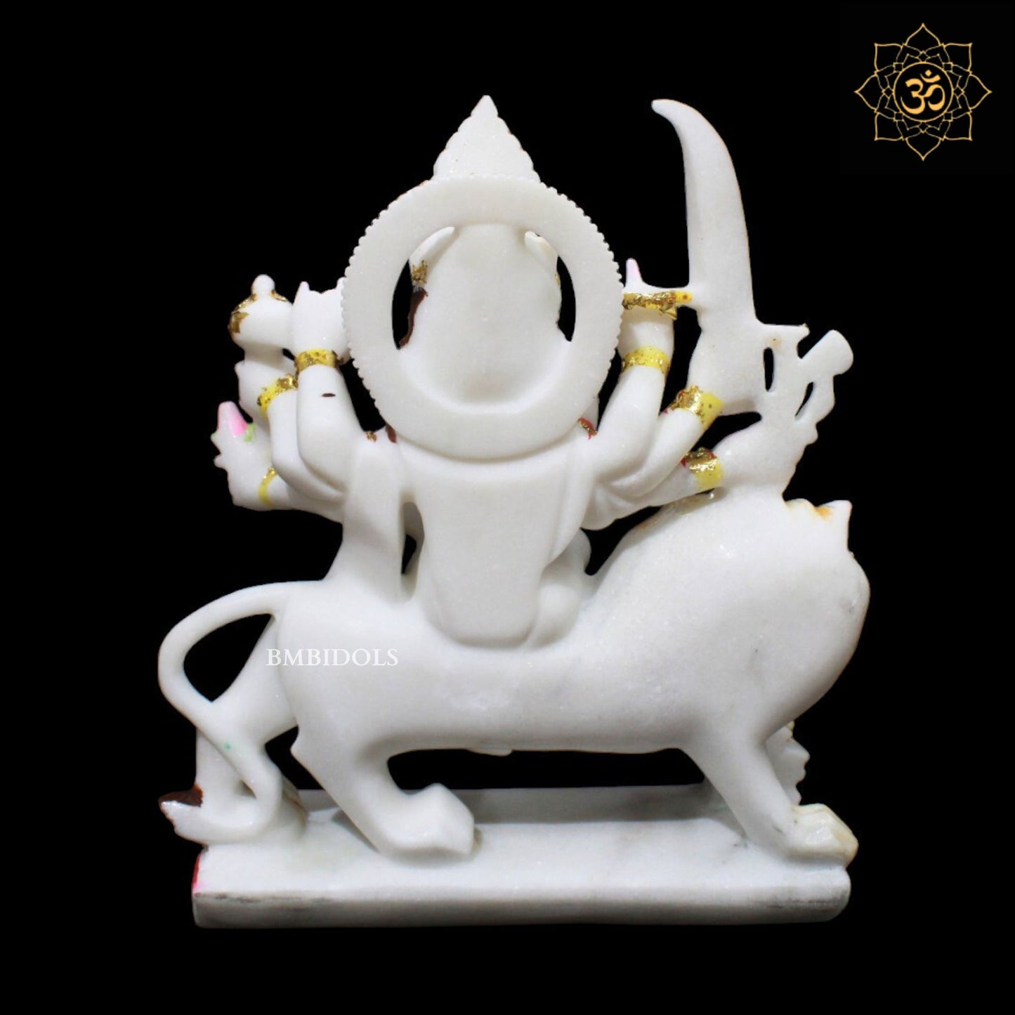 12inch Durga Marble Murti for Homes and Temples in Makrana Marble