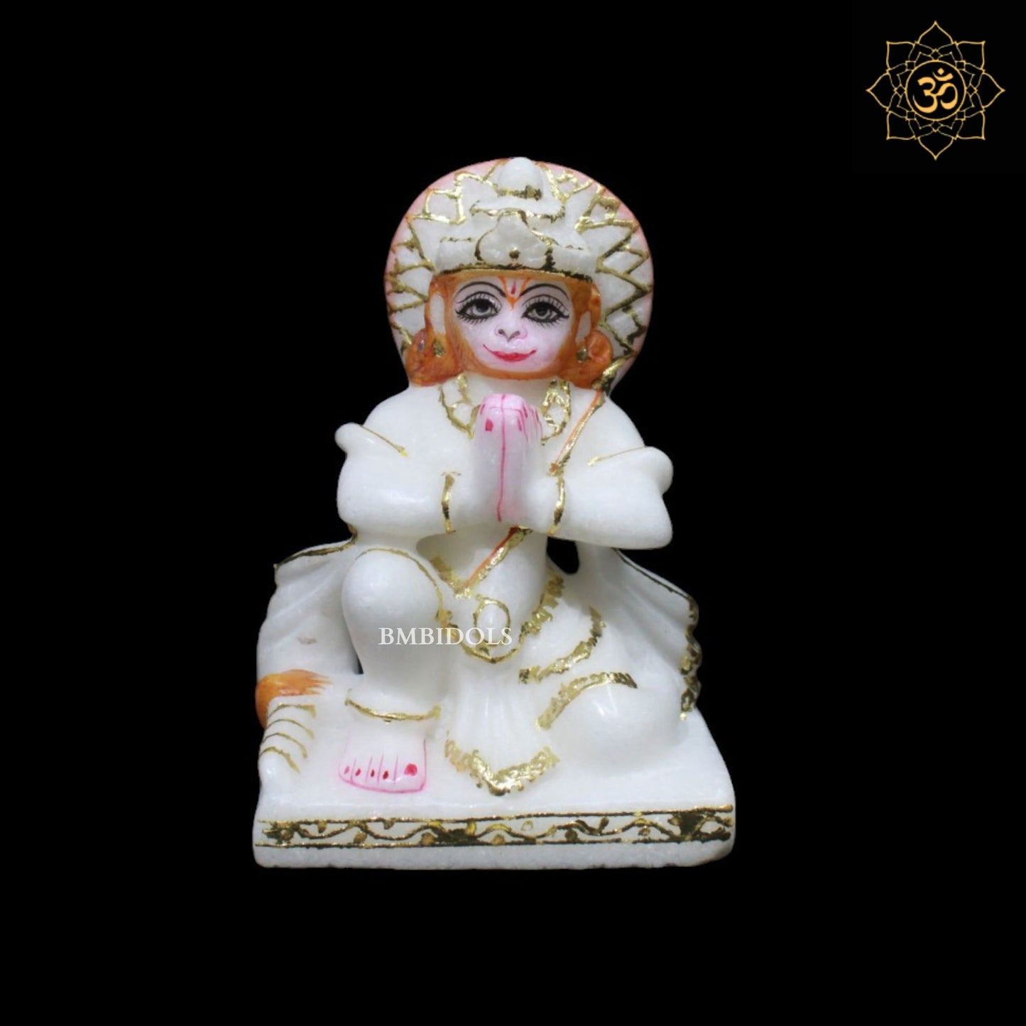 Small Ram Darbar Murti for Homes and Temples in 9inches in Makrana Marble