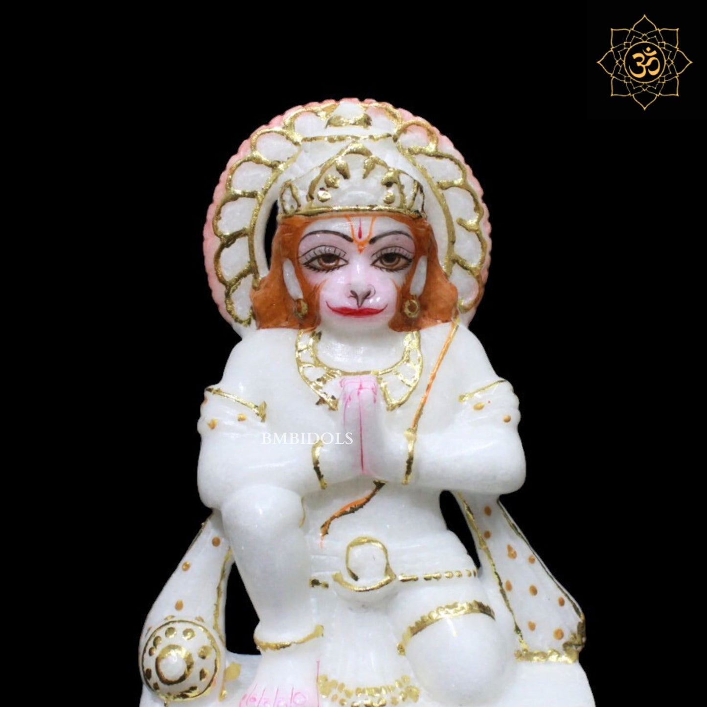 Das Hanuman Murti in Makrana Marble for Home Temples