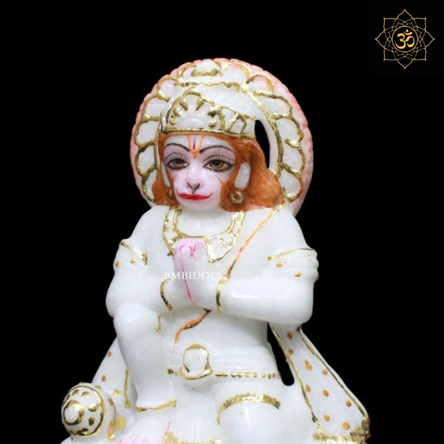 Das Hanuman Murti in Makrana Marble for Home Temples