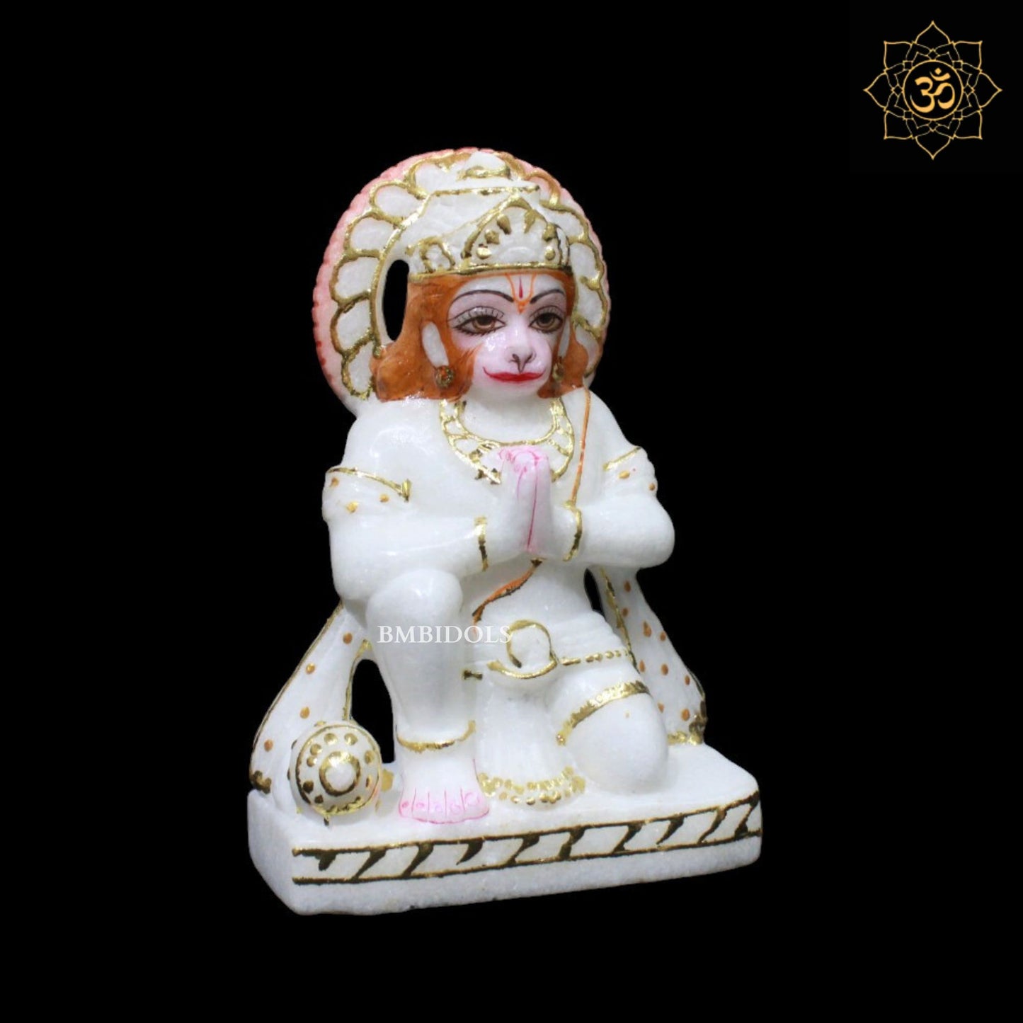 Das Hanuman Murti in Makrana Marble for Home Temples