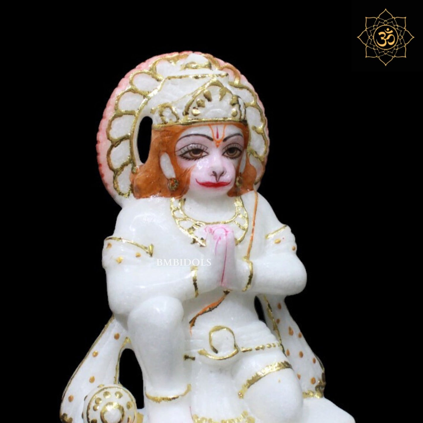 Das Hanuman Murti in Makrana Marble for Home Temples