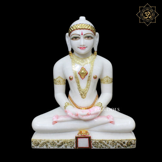 Marble Mahaveer Swami Murti for Homes and Temples in Makrana Marble