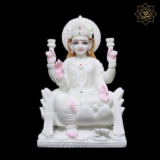 Lakshmi Maa Marble Murti for Homes and Temples in 12inches