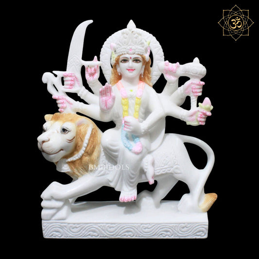 Durga Marble Murti for Homes and Temples in 15inches