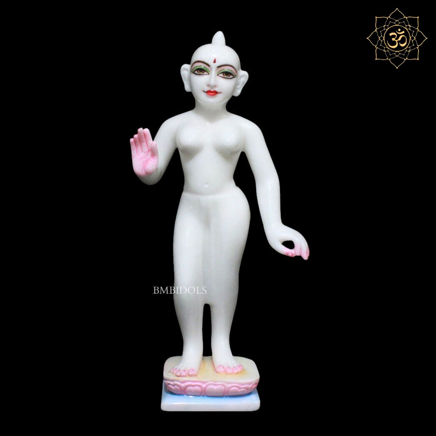 Iskcon Radha Krishna Marble Murti for Home Mandirs in 15inches