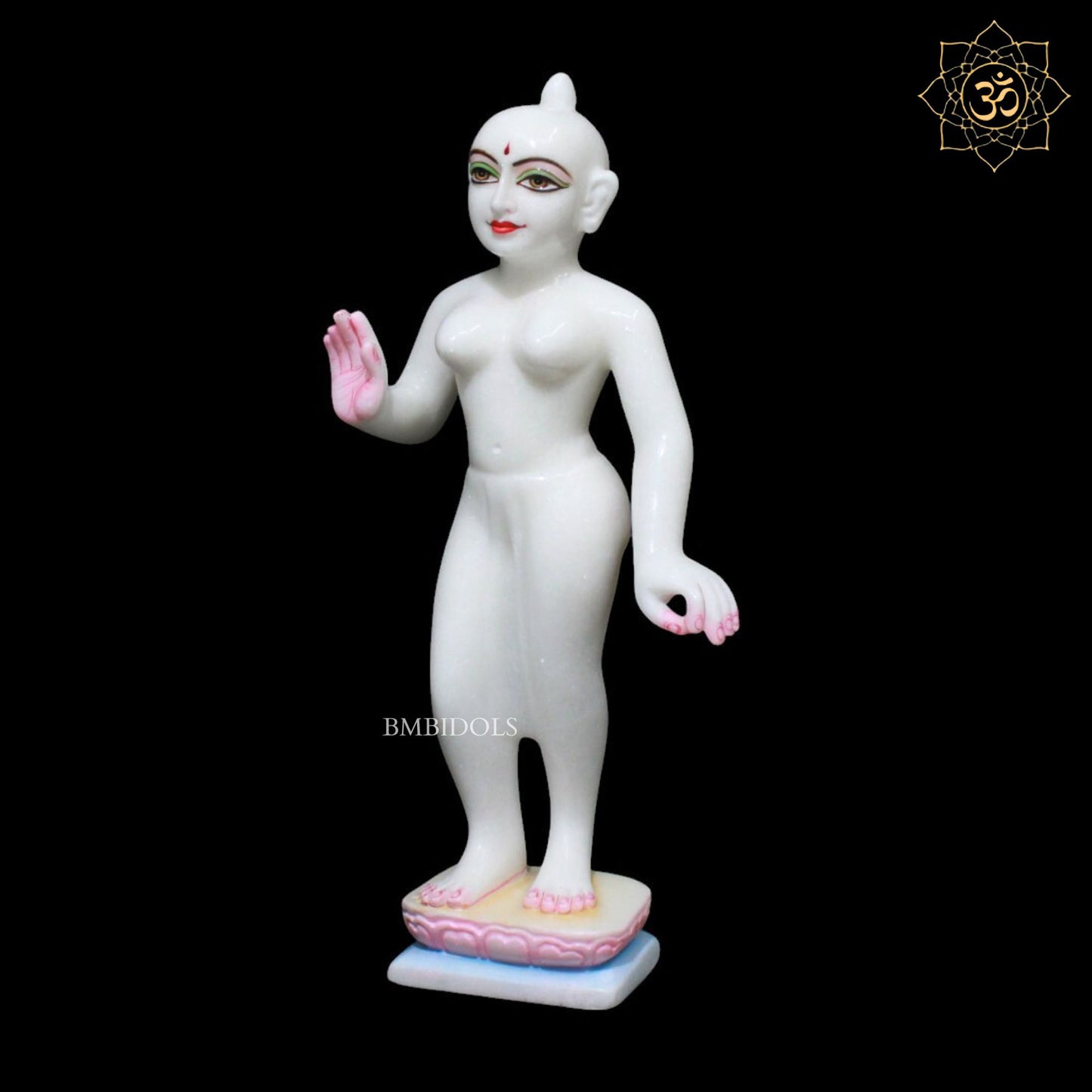 Iskcon Radha Krishna Marble Murti for Home Mandirs in 15inches