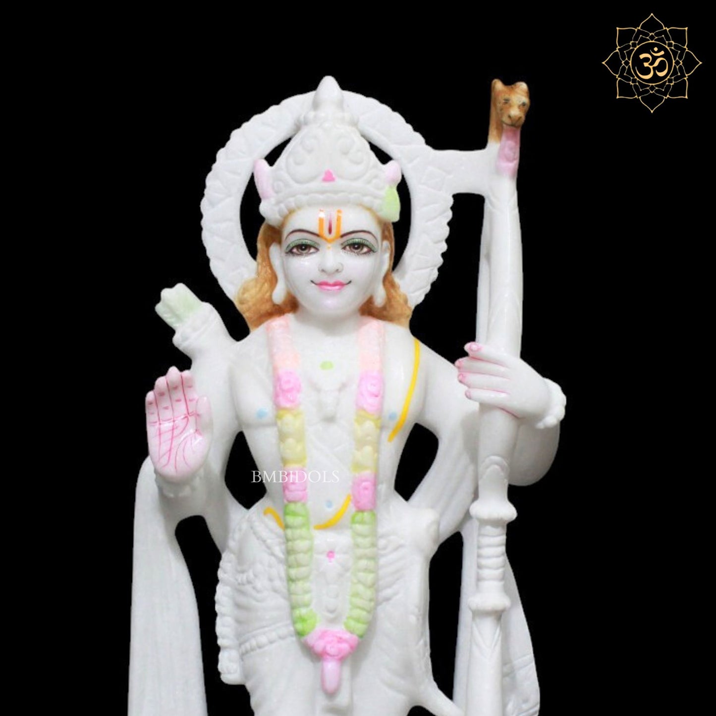 Marble Ram Darbar Murti for Home Mandirs in 15inches