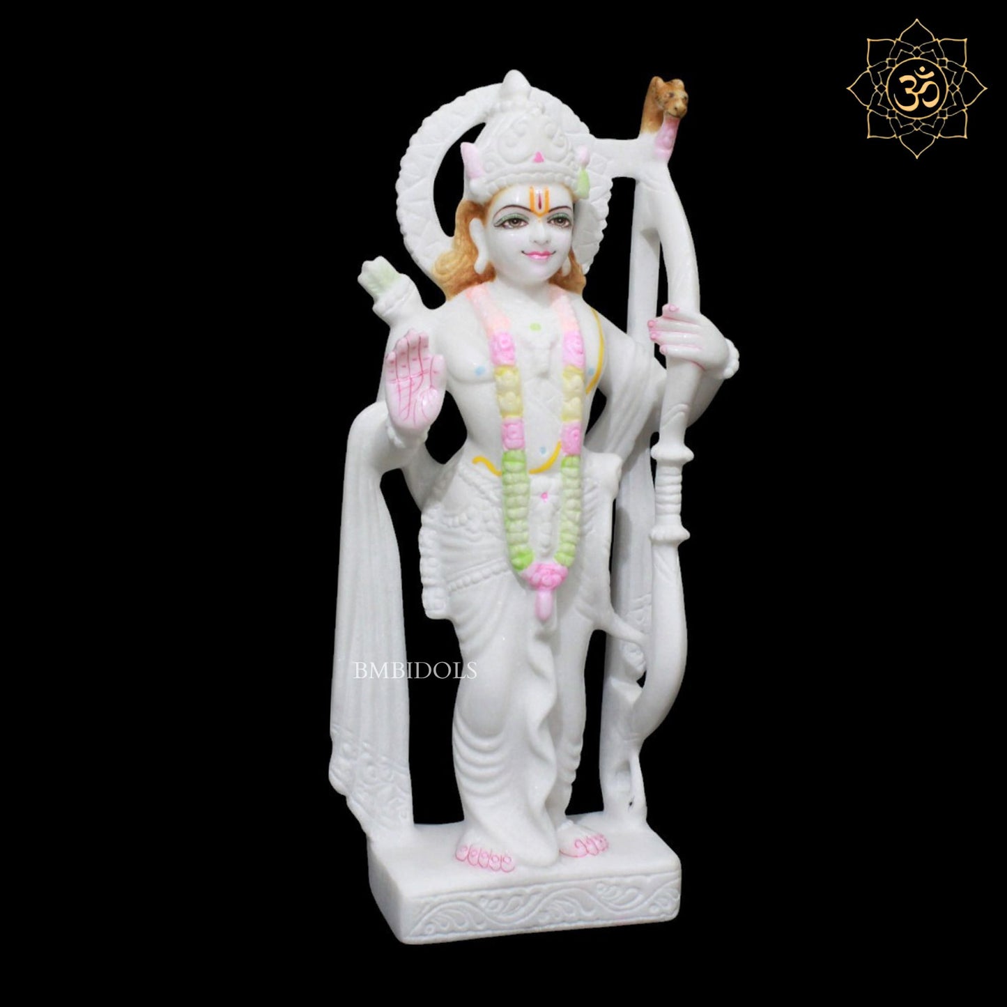 Marble Ram Darbar Murti for Home Mandirs in 15inches