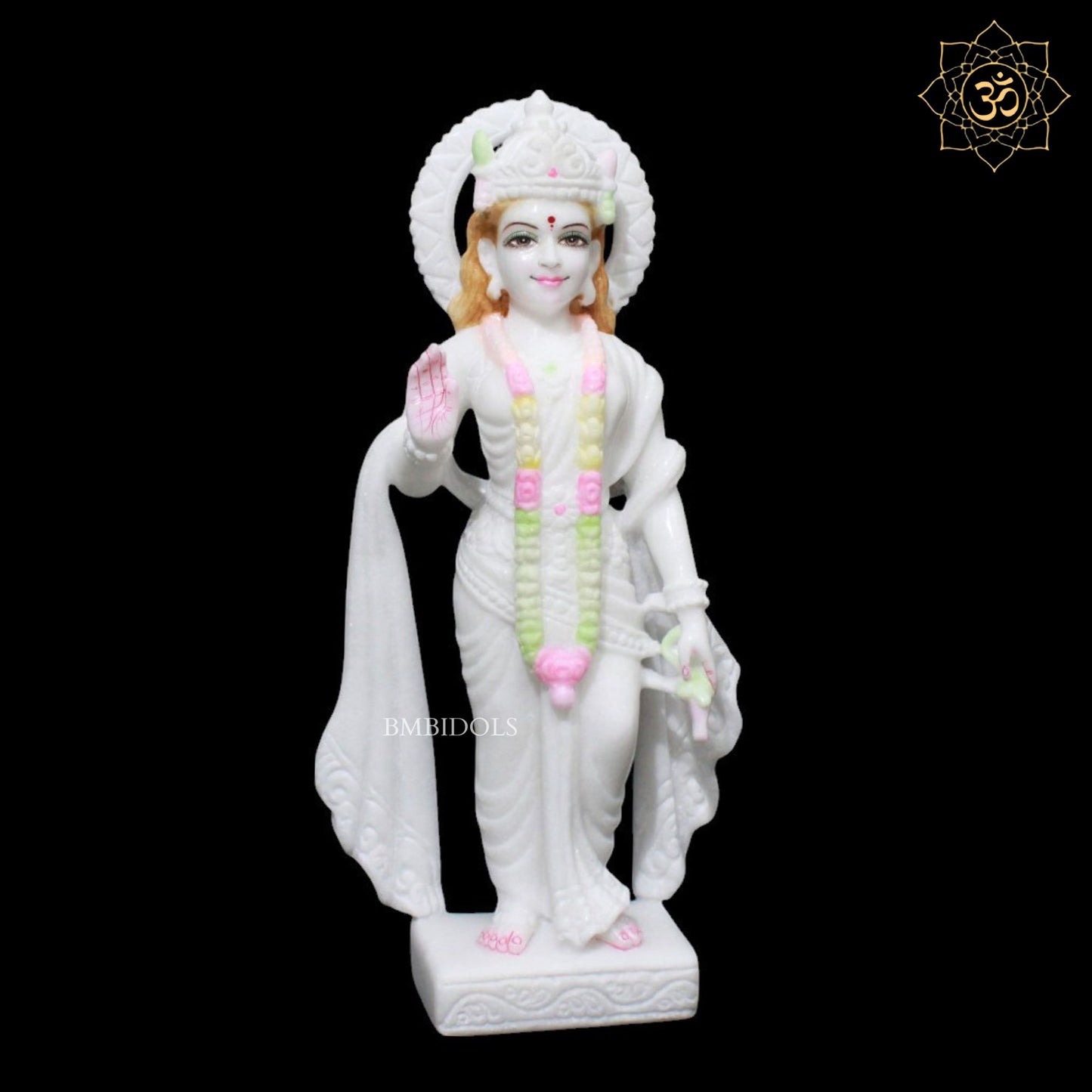 Marble Ram Darbar Murti for Home Mandirs in 15inches