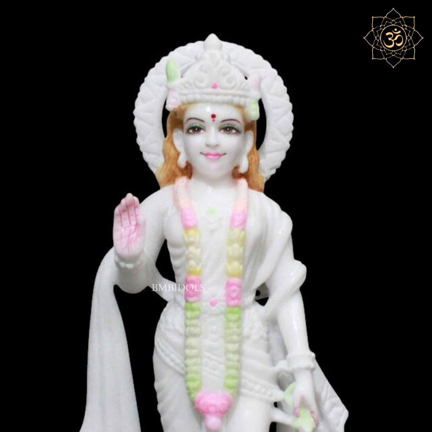 Marble Ram Darbar Murti for Home Mandirs in 15inches