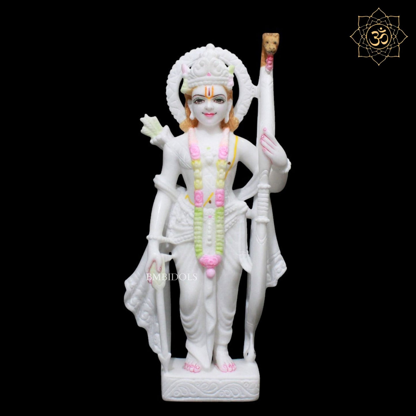 Marble Ram Darbar Murti for Home Mandirs in 15inches