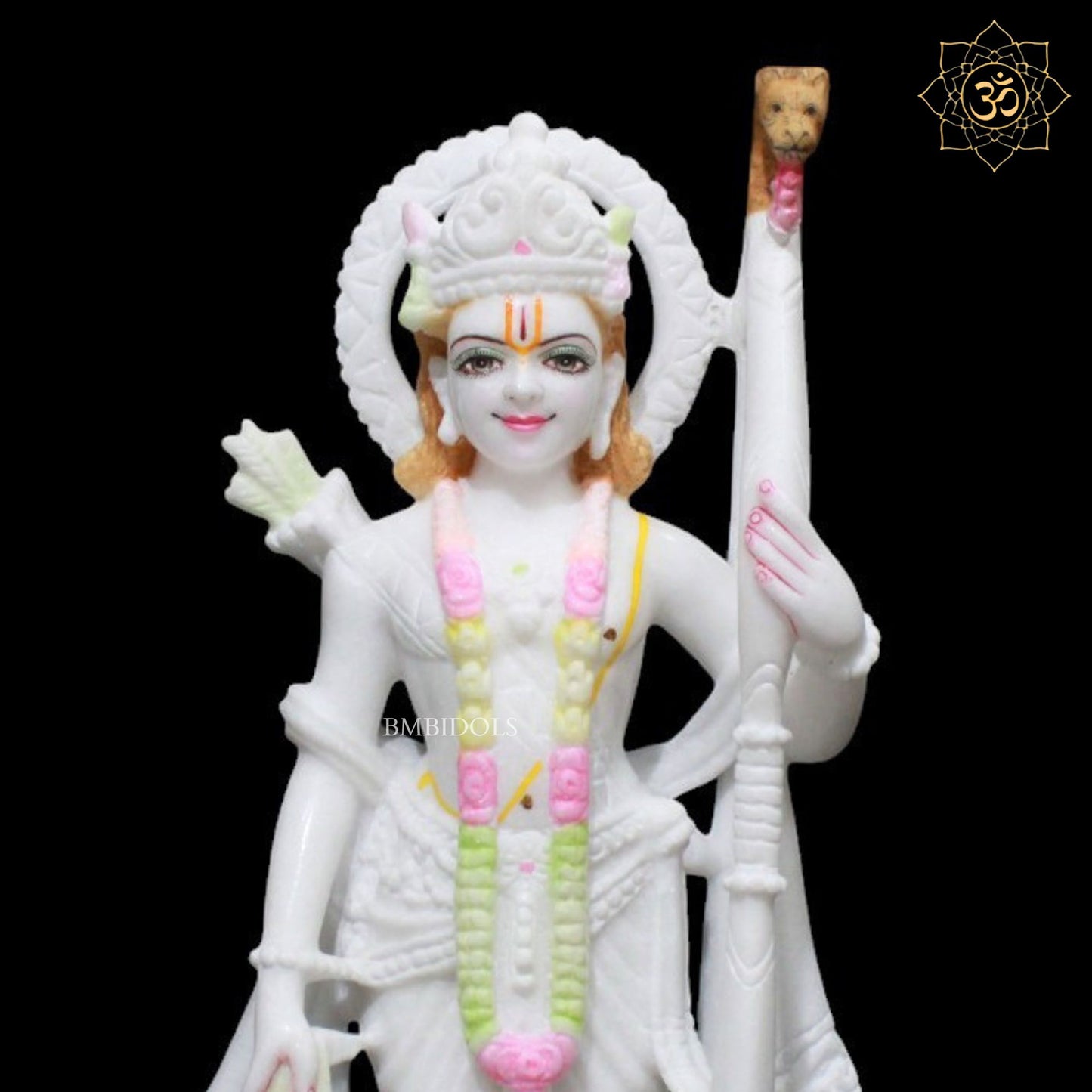 Marble Ram Darbar Murti for Home Mandirs in 15inches
