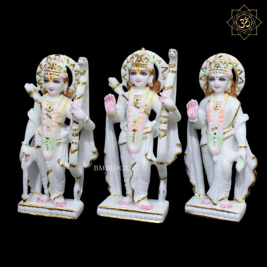 Ram Darbar Marble Statue for Homes and Temples in 9inches