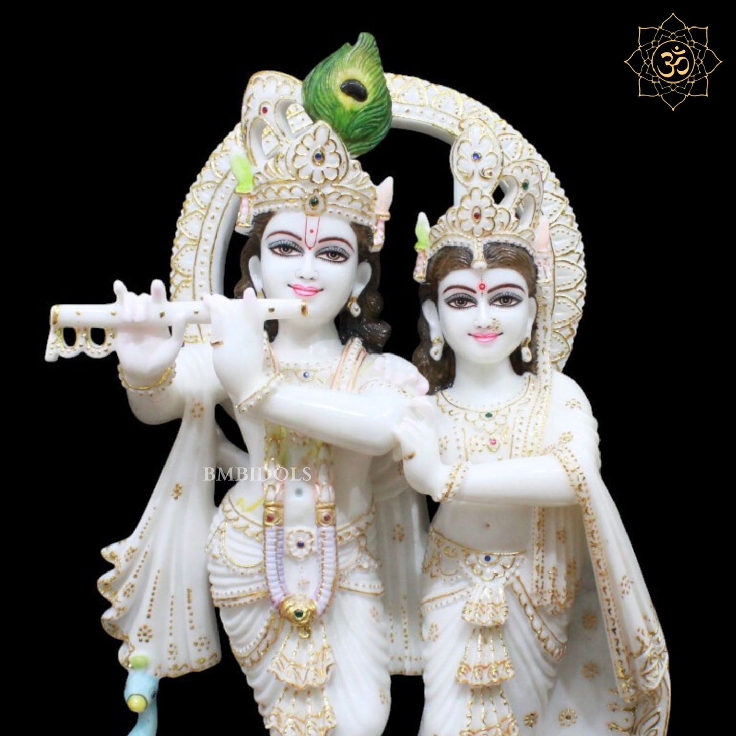 Jugal Radha Krishna Marble Murti for Homes and Temples in 24inches